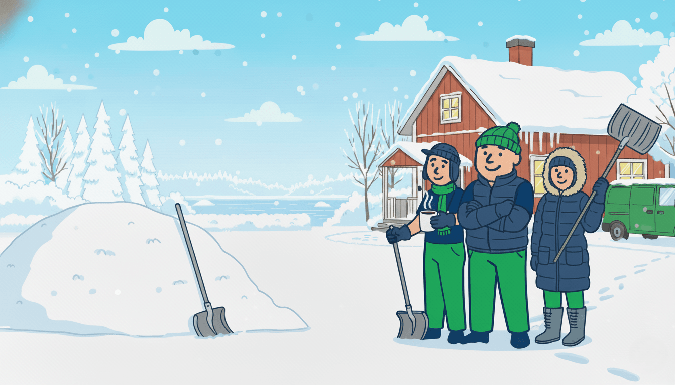 Seniorit töissä ulkona